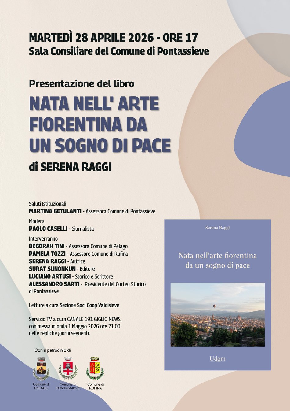 Presentazione di “Nata nell’arte fiorentina da un sogno di pace”